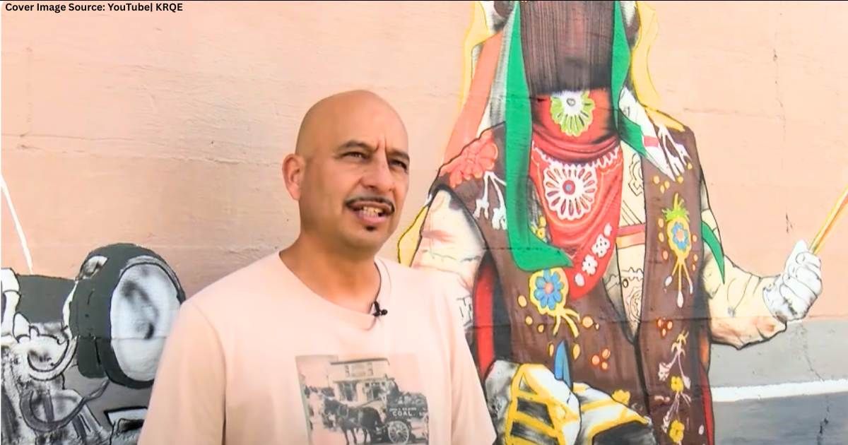 (L) Grieving dad Ryan Saavedra, speaks in interview about his project to heal. (Cover Image Source: YouTube| KQRE)