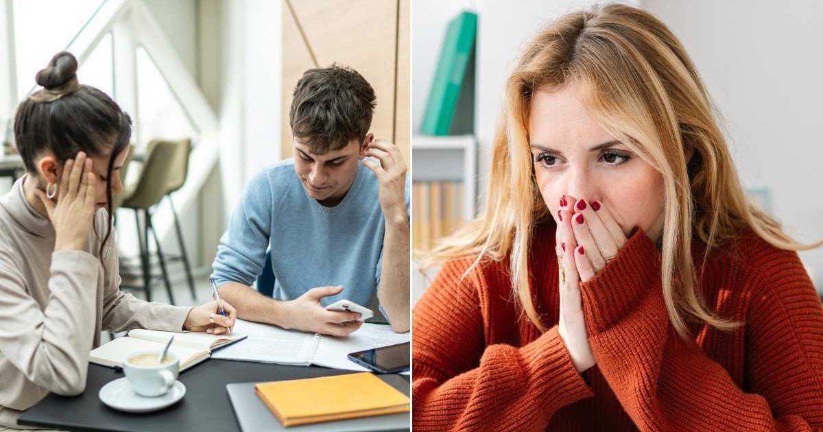 (L) A couple writing something on a paper while sitting at a cafe. (R) A woman looking ahead with a surprised expression on her face. Representative Cover Image Source: Getty Images | Gorica Poturak; Xavier Lorenzo