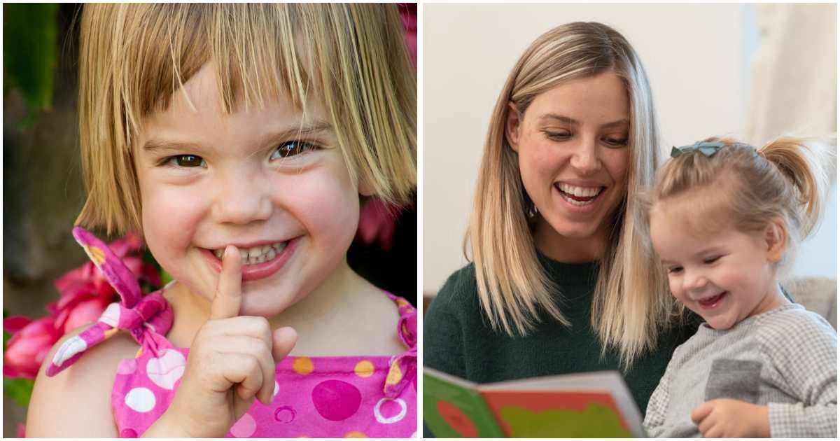 (L) Girl smiling while looking at the camera; (R) Mom with her toddler daughter looking at a photo book. (Representative Cover Image Source: Getty Images | (L) Westend61; (R) FatCamera)