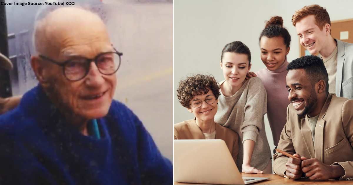 (L) Late Dale Schroeder who changed the fate of 33 kids. (Cover Image Source: YouTube| KCCI), (R) Youngsters working together and smiling. (Representative Cover Image Source: Pexels| Fauxels)