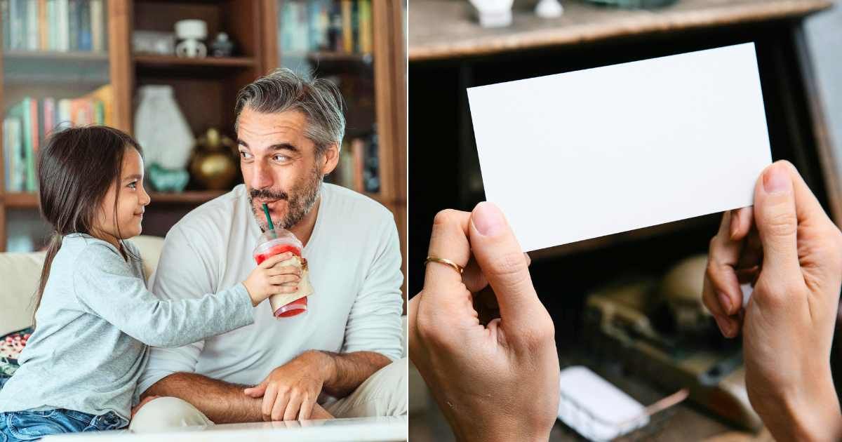 (L) Dad and daughter having breakfast together. (Representative Cover Image Source: Pexels| Ketut Subiyanto), (R) Woman holding folded handwritten note. (Representative Cover Image Source: Pexels| Angela Roma)