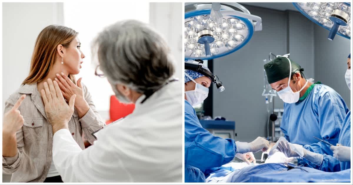 (L ) A woman getting checked by a doctor ; (R) Surgeons performing a surgery (Representative Cover Source: Pexels | Photo by (L) dmphoto ; (R) Morsa Images)