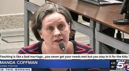 Teacher breaks down while resigning during livestream — she has one powerful last lesson for students watching