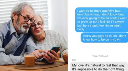 25-year-old man feeling incompetent after messing up a task gets the perfect response from his kind parents