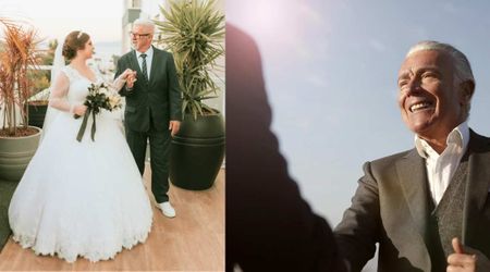 Dad walking daughter down the aisle pauses midway and looks at her stepdad—what he does next has everyone in awe