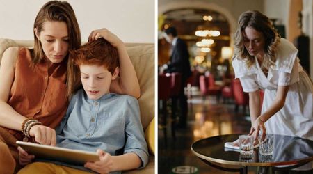 His mom raised him alone after dad abandoned them. Years later he saw a sad waitress and just knew what to do next. 