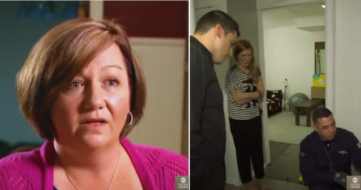 (L) A woman talking to someone off-camera. (R) A contractor working in a house. (Cover Image Source: YouTube | ABC News)