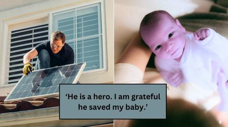 Mom was shattered when her baby turned blue and stopped breathing—then a nearby cable technician saved his life