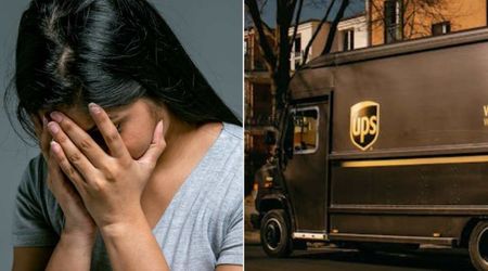 UPS driver thought it was a usual pick-up from customer's house—then he looked at the parcel and called 911