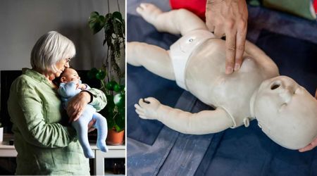 Grandma was holding 2-day-old grandson when he started ‘turning blue’—her instincts immediately kicked in to save his life