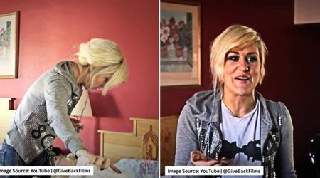 Motel cleaner stunned into silence after lifting bed sheet. She had found a life-changing gift from strangers