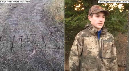 Boy and stepdad spotted 'Help' carved into dirt road near family cabin — it led them to missing teen girl