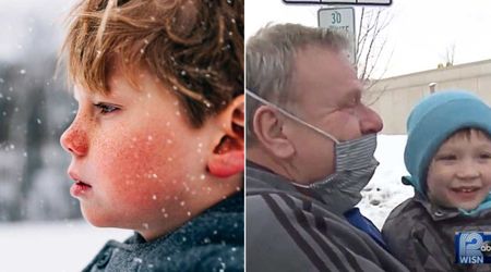 5-yr-old wandered away from home in subzero temperatures at 4 AM — a stranger's sharp eye changed the kid's fate
