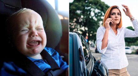 Woman passing by spotted toddlers crying in a car outside Atlanta mall— one phone call changed their fate