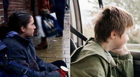 8-yr-old on his $23 birthday noticed a struggling homeless woman at stoplight—his response stunned his mom
