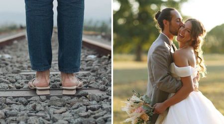 She was about to end her own life but a train driver intervened in time—three years later they walked down the aisle together