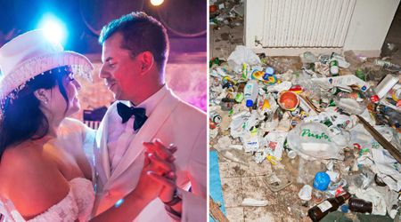 Bride and groom were devastated to find wedding decor brutally vandalized—then community's reaction left them speechless
