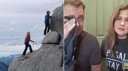 Family thought they lost son after a 150-pound boulder fell on him—until a real-life 'angel' changed the outcome