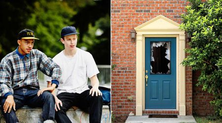 Viral video shows teens breaking down front door of house—but the unexpected ending made them local heroes