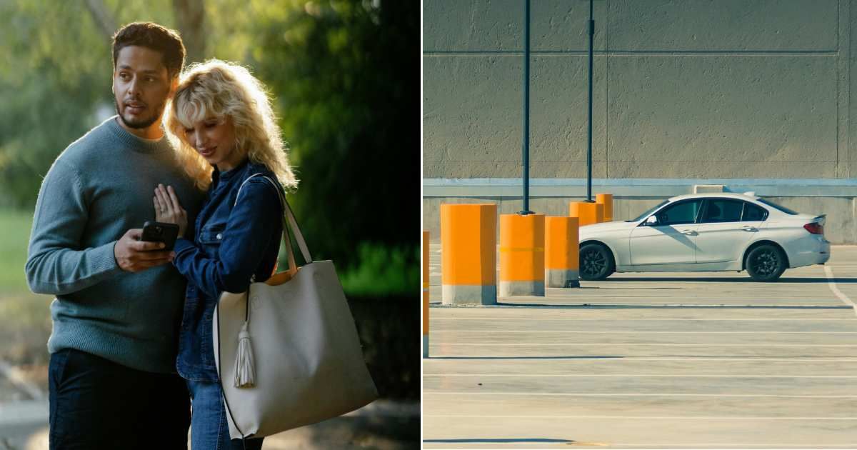 (L) Man hears an unusual sound while shopping with a partner; (R) A Car parked in the corner of the parking lot looks mysterious. (Representative Cover Image Source: (L) Pexels; (R) Unsplash | Photo by (L) Mizuno K.; (R) Gerrie van der Walt)