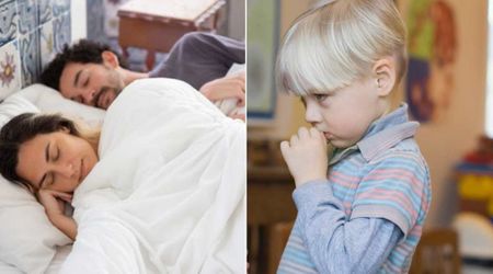 Couple was fast asleep when their 2-yr-old walked into the bedroom—his 2 words made them run for their lives