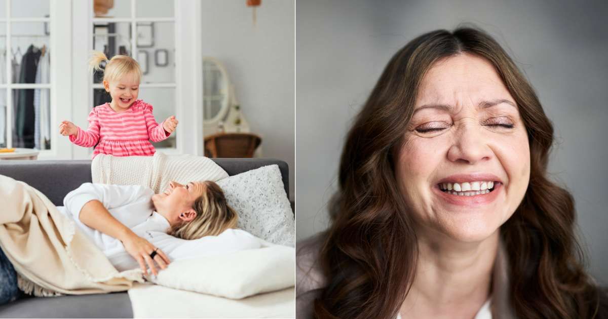 (L) Little girl asking mom question inquisitively. (Representative Cover Image Source: Pexels| Kaboompics), (R) Middle-aged woman smiles gracefully as wrinkles show proudly. (Representative Cover Image Source: Getty Images| Kelvin Murray)