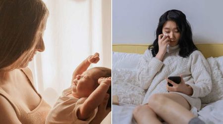 Mom was overwhelmed after giving birth—hours later, husband’s lengthy text message 'had her sobbing' like a baby