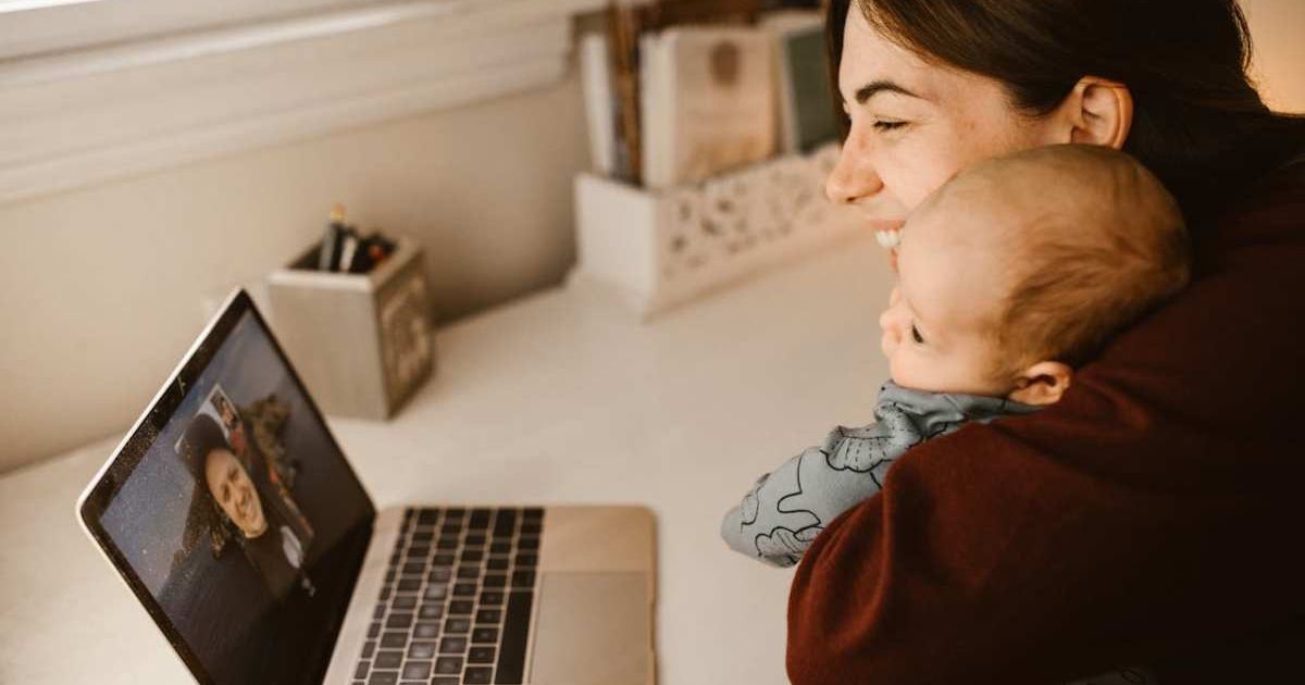 Mom on a video call with her baby. Representative Cover Image Source: Pexels | RDNE Stock Project