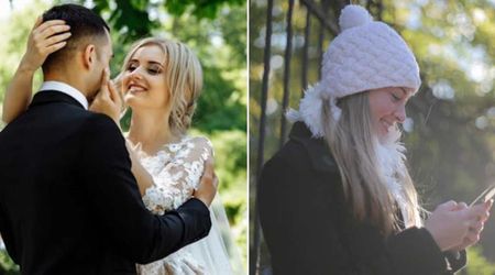 Day after her wedding, newlywed wife found a secret video husband left on her phone — it left her in tears