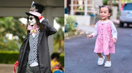 Street magician performs for little girl—her impromptu gesture left viewers in tears