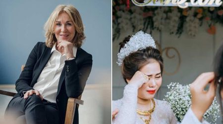 Mom asked if she could wear custom-made tux to daughter’s wedding—one detail on the outfit left the bride emotional