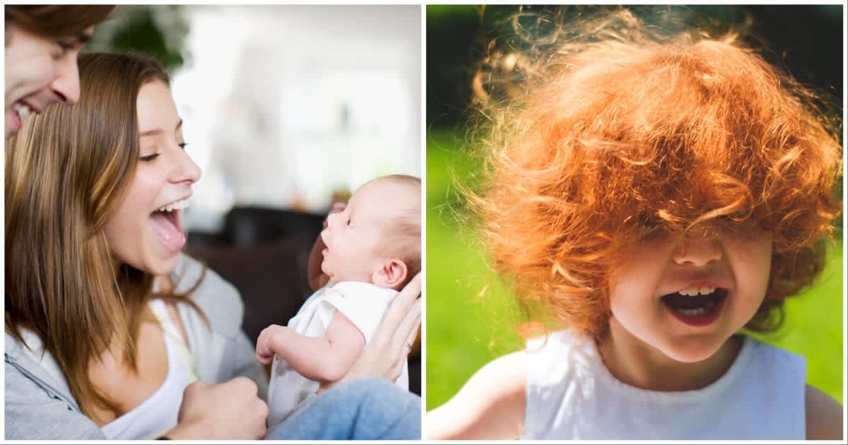 (L ) A couple holding their baby ; (R) A baby with a head full of hair (Representative Cover Source: Getty Images | Photo by (L) Ashley Gill ; (R) Pyrosky)