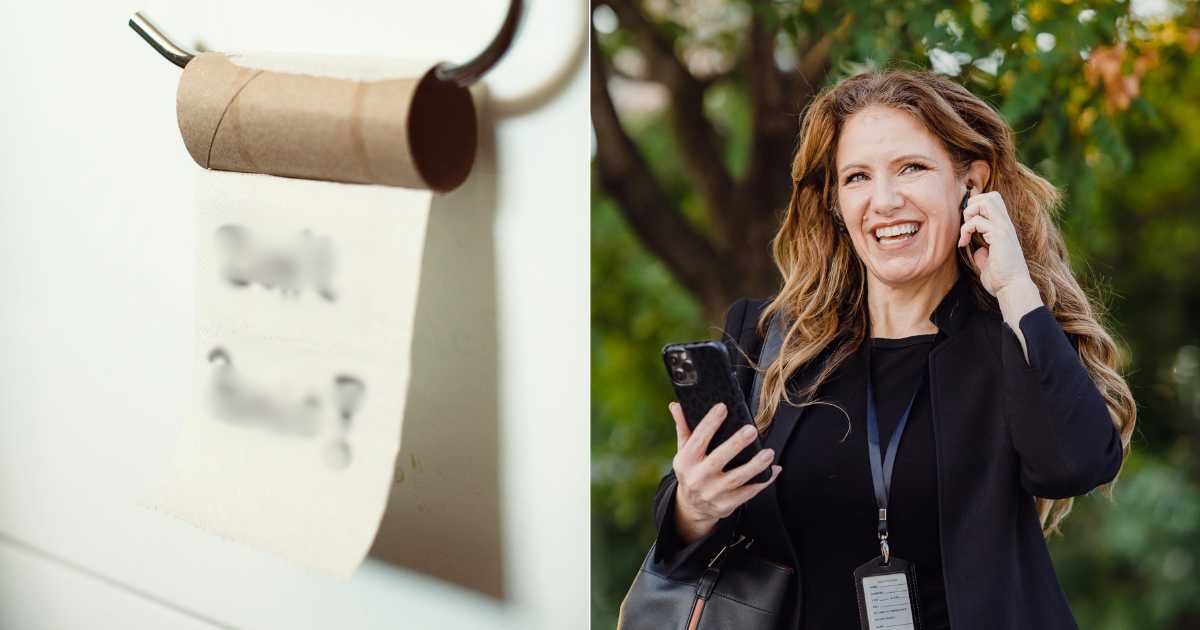 (L) Empty toilet roll with written message on it. (Representative Cover Image Source: Pexels| Markus Spiske), (R) Woman surpised and baffled while looking at phone. (Representative Cover Image Source: Pexels| Mizuno K.)