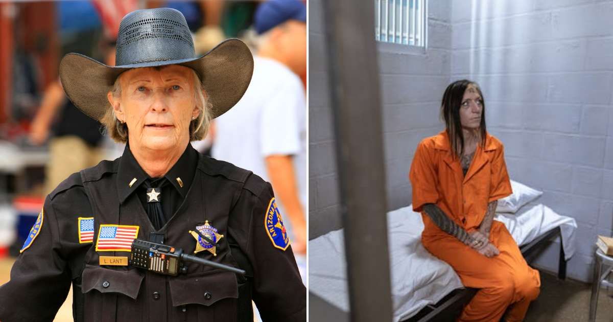 (L) A deputy in uniform looking ahead. (R) An inmate inside a prison. Representative Cover Image Source: Getty Images | CS Foto Images; Pexels | RDNE Stock Project