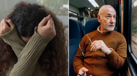 Girl froze as knife-wielding maniac came for her on a train—an elderly man with just a bottle stepped in to save her