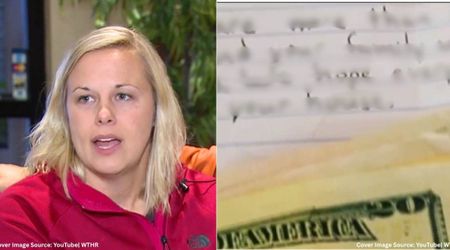 Struggling mom approaches noisy teens at hotel — then discovers money with a kind note under her door a few hours later