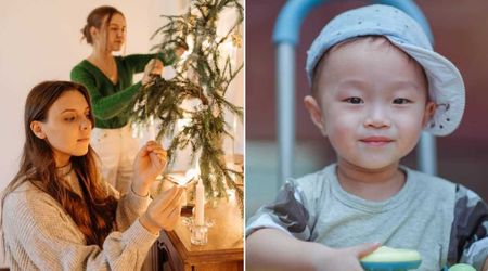 Parents were hanging Christmas lights with adopted son for the first time — what he said next left them crying with happiness