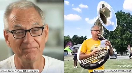 11-year-old always dreamed of playing in a marching band — 55 years later, he fulfilled his lifelong dream