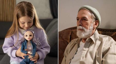 Granddaughter walked in with a doll to make a request of grandpa preparing for work— it taught him a lesson he would never forget