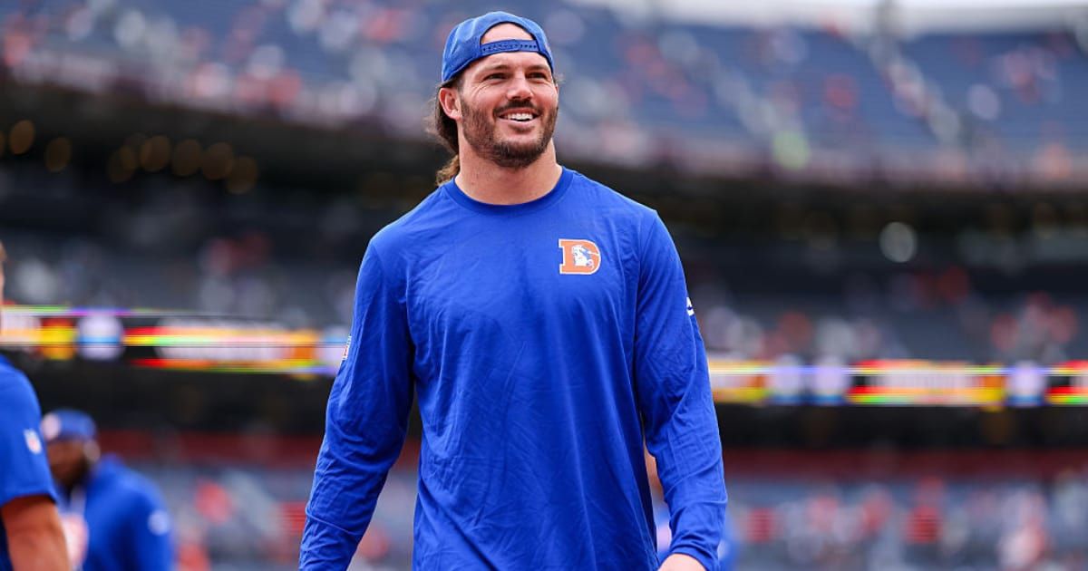 Alex Singleton #49 of the Denver Broncos stands on the field prior to the game against the Dallas Cowboys at Empower Field at Mile High on October 26, 2025 in Denver, Colorado. (Cover Image Source: Getty Images | Brooke Sutton)