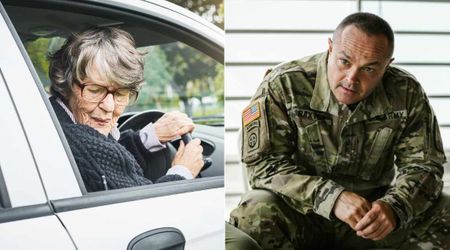 Grandma was driving to see her grandkids when a truck hit her. A soldier with medical training jumped in to save her life