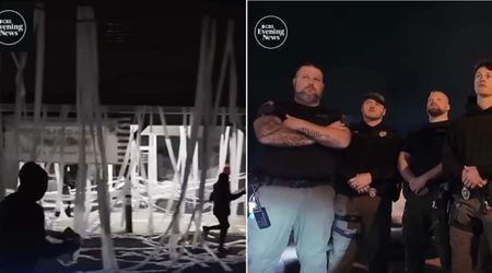 Teens TP’d police HQ as a prank but least expected the officers hit them back — with a perfectly old-school 90s response