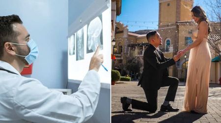 Man with aggressive brain cancer used treatment money to buy a ring to propose to girlfriend—ends up receiving surprise of a lifetime