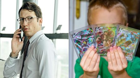 Dad makes under-the-table-deal at Pokémon card trading fair just to watch his son smile