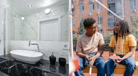 Brother caught antisocial teenager leaving spoons in the shower. When he explained why, it warmed his older brother's heart