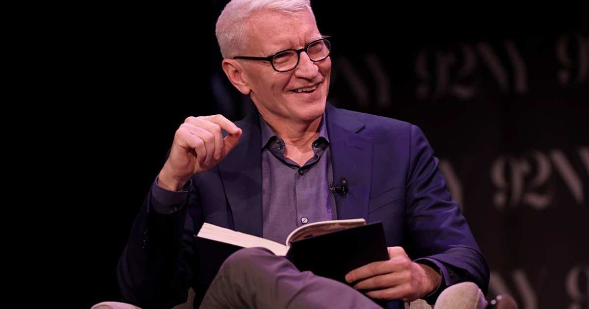 Anderson Cooper attends a conversation with Barry Diller at 92NY on May 20, 2025 in New York City. (Photo by Dominik Bindl/Getty Images)