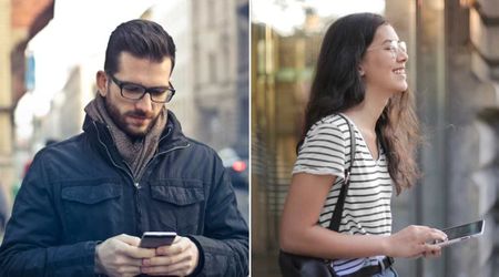 Woman sent her ex his Facebook review of a bagel place from 2014 as a normal text — and his reaction had her laughing her gut off