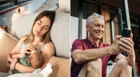 Struggling postpartum mom sent a silent SOS text to her dad — his instant response showed why she'll always need her dad