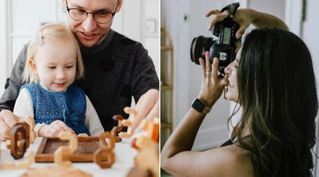 Mom filmed her baby dozing in Dad’s arms and spotted something odd in her eyes. She didn't know why but knew something was wrong