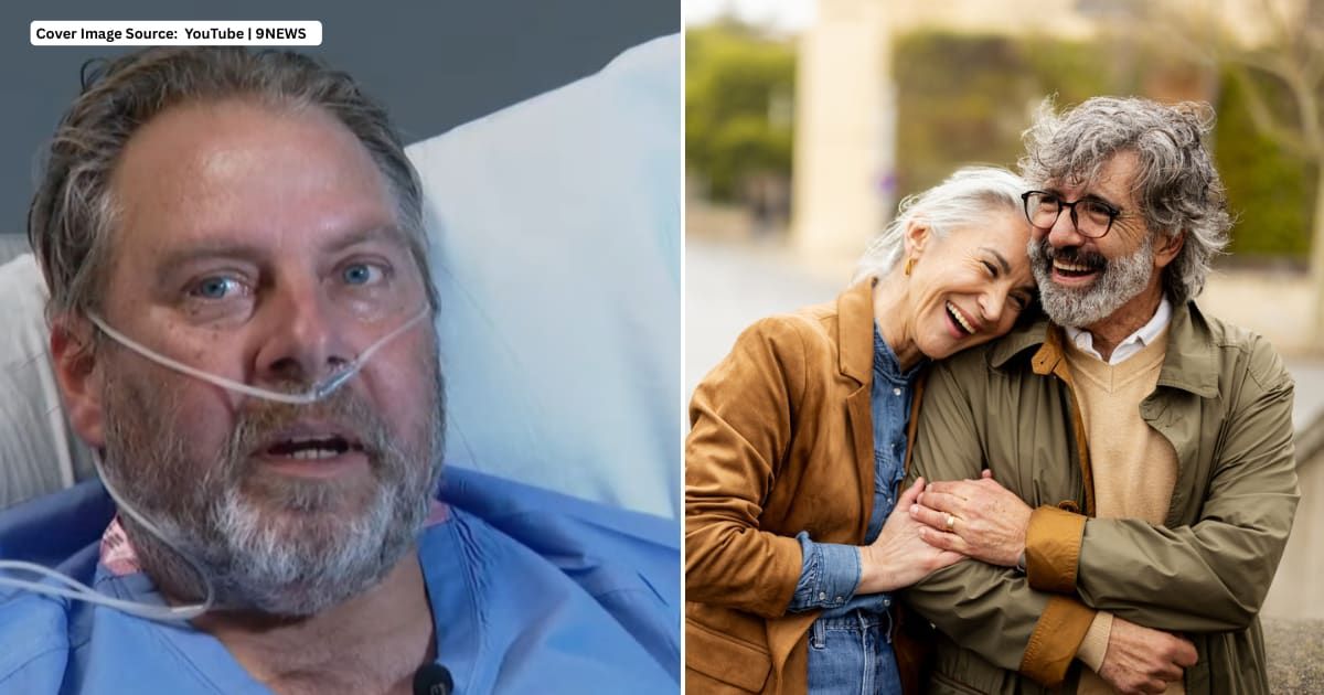 (L) Bill Dehner in hospital. Cover Image Source: YouTube | 9NEWS (R) A happy couple. Representative Cover Image Source: Getty Images | RgStudio